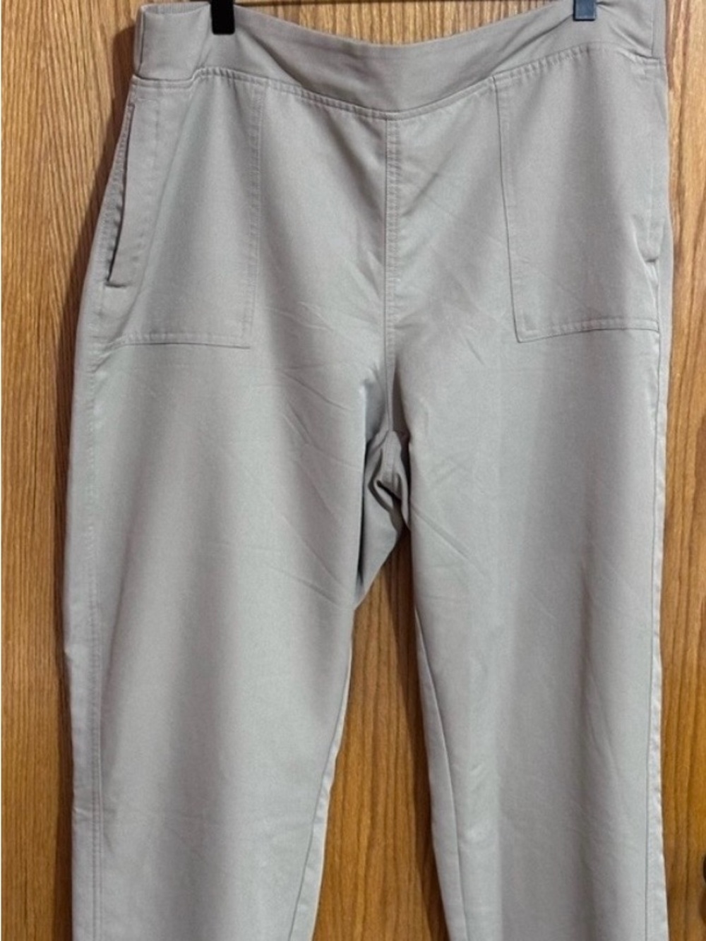 Women’s Light Gray Stretch Casual Travel Pants